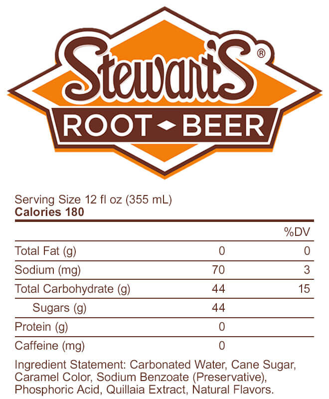 Stewart's Root Beer Nutritional Info